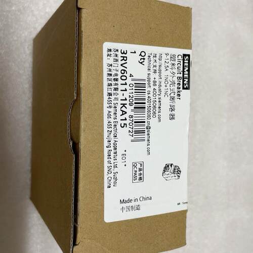 西门子马达断路器     3RV6011-1KA10 3RV