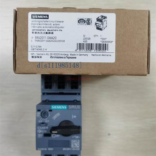3RV2421-0AA10 3RV2411-4AA15/4AA20/0AA10/0BA10/0CA10/0DA10议