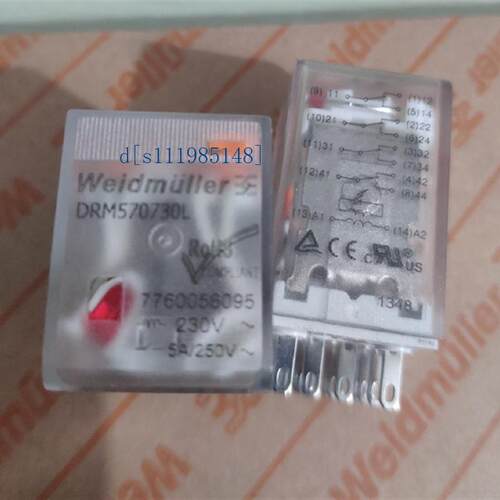 Weidmuller/魏德米勒中间继电器 DRM570730L  230V~   5A   250V~