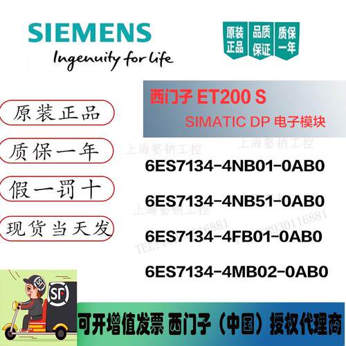 ETS200S输入模组6ES7 134 6ES7134-4NB51/4NBO1/4FBO1/4MBO2-OABO