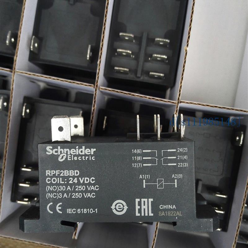 Schneider Electric/施耐德继电器  RPF2BBD 24VDC 30A 3A 250VAC