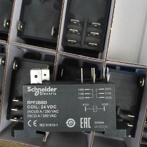 Schneider Electric/施耐德继电器  RPF2BBD 24VDC 30A 3A 250VAC