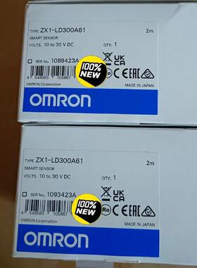 (议价)智能激光传感器ZX1-LD300A61 2M  OUMU龙全新原