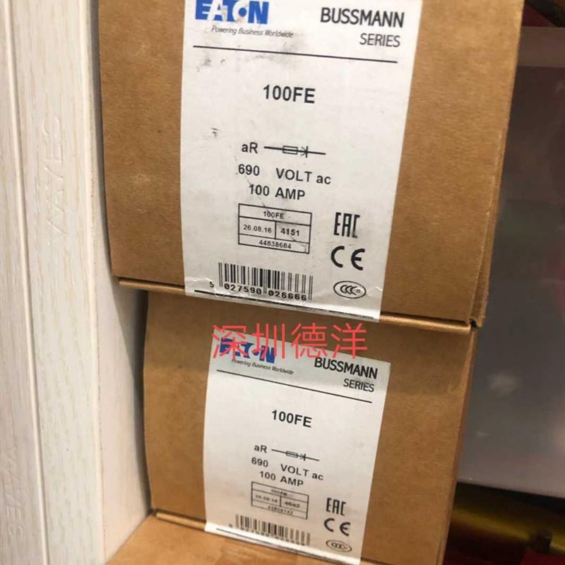 全新原装BUSSMANN保险丝 BS88:4熔断器 100F E  100A 690V  100fe