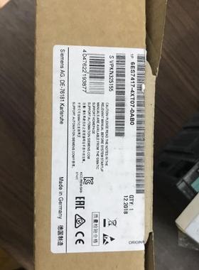 6ES7417-4XT07-0AB0 S7-400CPU中央处理器模块6ES7 417-4XT07-0AB