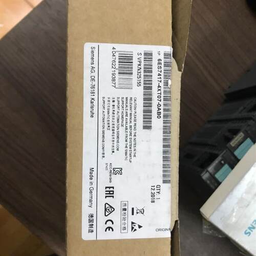 6ES7417-4XT07-0AB0 S7-400CPU中央处理器模块6ES7 417-4XT07-0AB