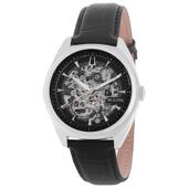 代购 BULOVA宝路华男士 腕表夜光自动上链计时透视底盖皮带钢壳