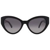 代购 kate spade女士太阳镜偏光灰色镜片防紫外线遮光猫眼型黑色