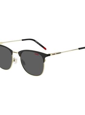 代购Hugo Boss男士太阳镜防紫外线UV防护遮光清晰视野方形金属框