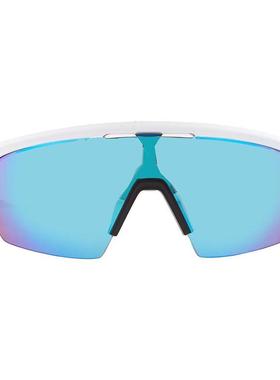 代购Oakley欧克利男女太阳镜偏光防紫外线高清晰抗眩光盾形白色