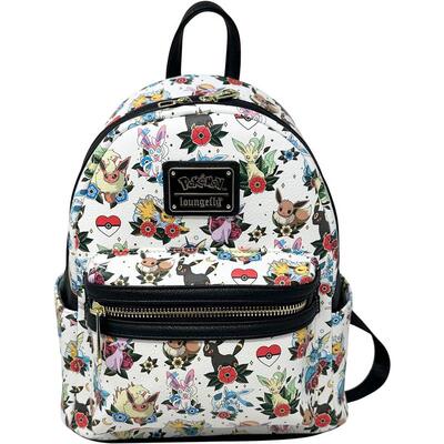 代购Loungefly Pokemon Eeveelutions Tattoos Print Womens Shou