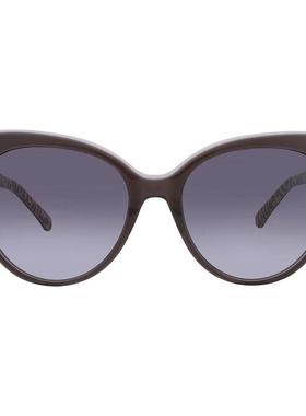 代购kate spade女士太阳镜防紫外线灰渐变镜片非偏光遮光猫眼型