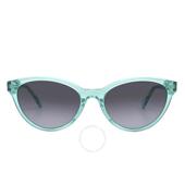 代购 kate spade女士太阳镜防紫外线灰色镜片非偏光遮光猫眼型