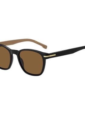 代购Hugo Boss男士太阳镜防紫外线UV防护遮光清晰视野方形黑色