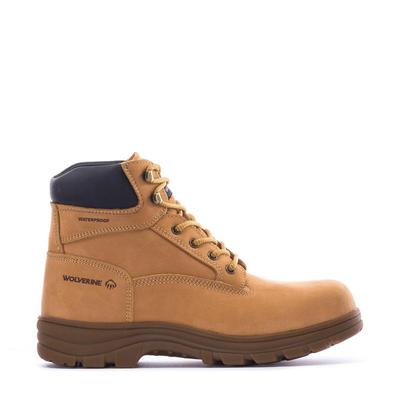 代购Wolverine男士工装靴防水耐用防滑户外靴中帮系带男鞋