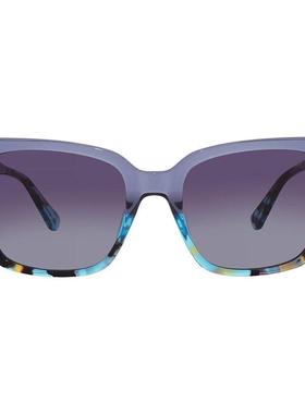 代购kate spade女士太阳镜防紫外线灰色镜片非偏光遮光方形