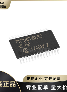 全新原装 贴片 PIC18F26K83-I/SS SSOP-28 64KB 4KB 微控制器IC