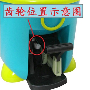 适配大卫旋转拖把齿轮配件脚踩脱水拖布桶单向传动轴承维修包邮