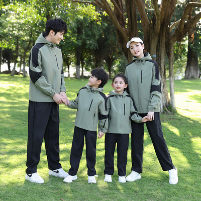 儿童户外运动套装男女校服两件套