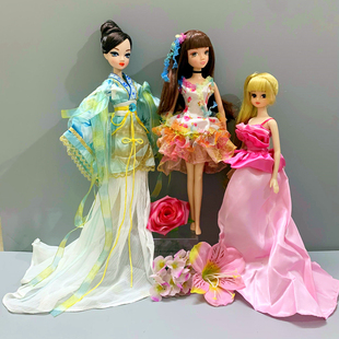 外贸6分娃娃30厘米换装娃娃衣服官配件非bjd珍妮小布日本胶皮娃娃