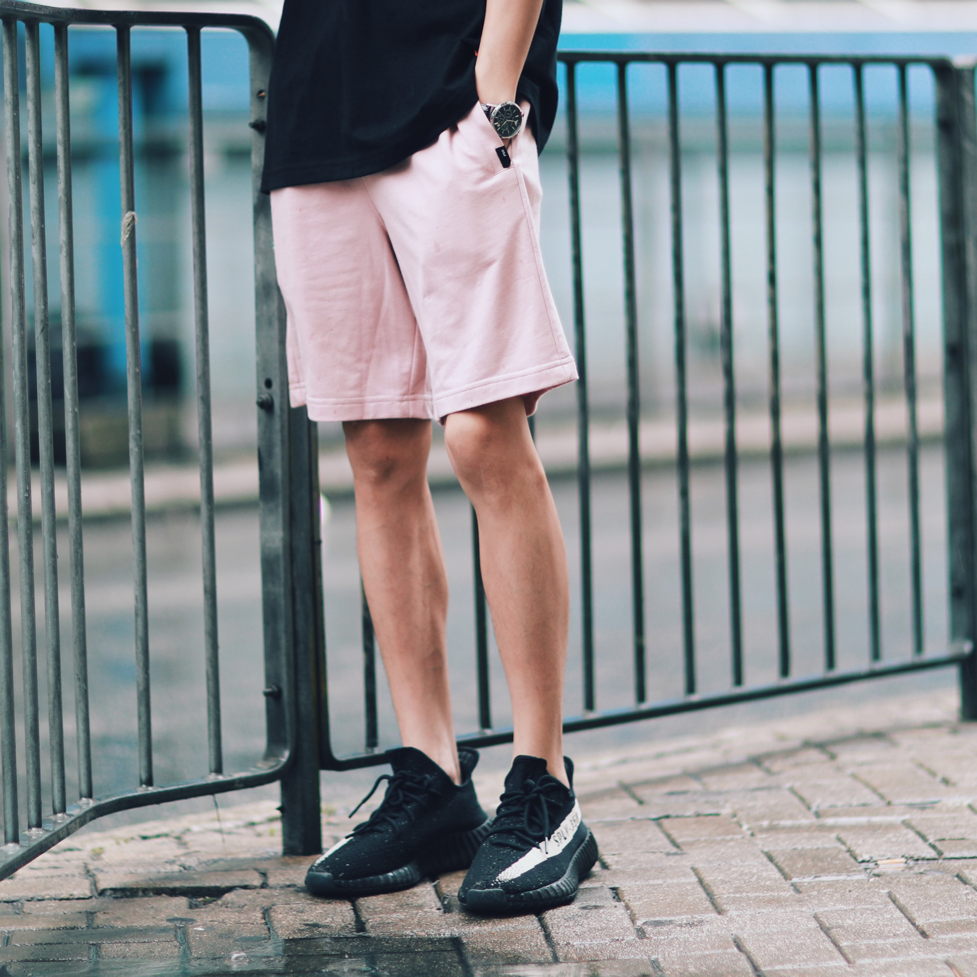 PSO Brand 17SS原创潮牌夏季纯棉纯色基础打底针织运动短裤潮男在类目 男装, 休闲裤中 - 来自Buy2taobao.com提供专业的淘宝代购服务