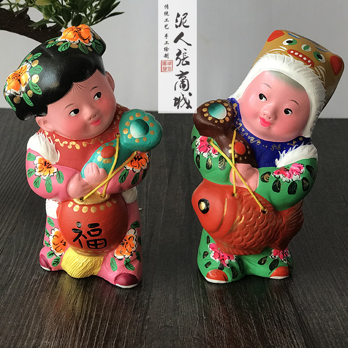 天津泥人张泥塑彩塑-中国特色