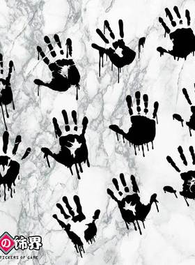 Death Stranding小岛秀夫Kojima死亡搁浅黑手印单机游戏 防水贴纸