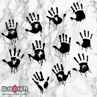 Death Stranding小岛秀夫Kojima死亡搁浅黑手印单机游戏 防水贴纸