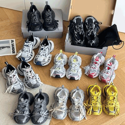 本运动鞋 男女厚底增高莆田夏版 子 男ins潮三代情侣款 巴黎3xl老爹鞋