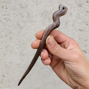 【原创】老挝大红酸枝树枝发簪新中式古风日常穿搭出勤汉服木簪子