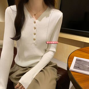 春秋韩系打底哺乳衣针织衫外出竖拉链方便母乳产后保暖喂奶毛衣