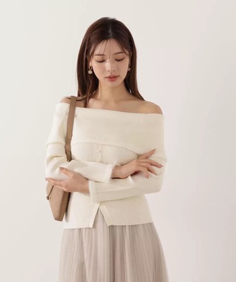 proportion 翻领针织上衣 不退换 1215275001