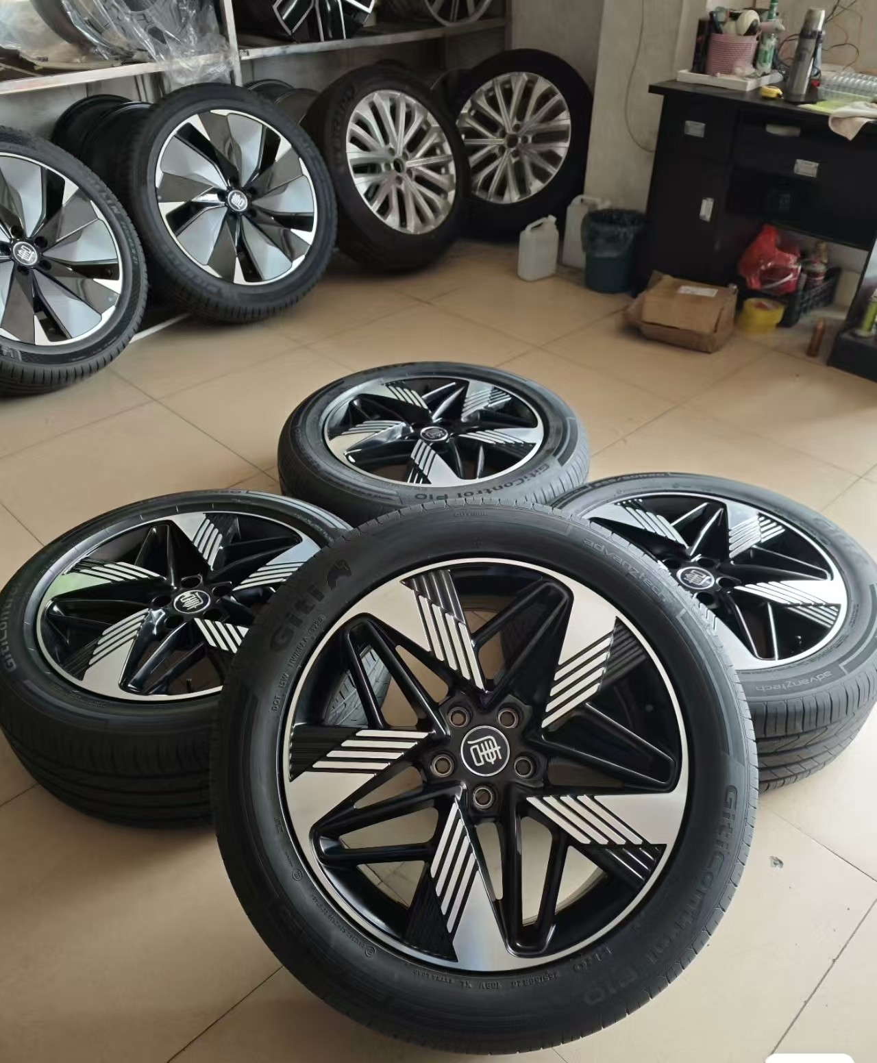 比亚迪唐轮毂轮胎255/50R20适配 唐DMI dm dmp ev 肽3肽7 腾势X