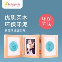 Детские отпечатки рук и ног, чернильная подушечка, памятная детская фоторамка, хваталка для новорожденных, отпечаток рук, подарок на день рождения