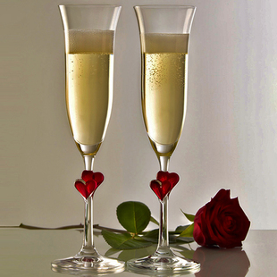 德国进口stolzle索雅特进口水晶对杯情侣香槟气泡杯结婚礼物礼盒