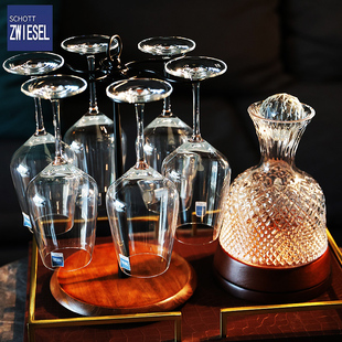 德国进口SCHOTT肖特水晶玻璃欧式红酒杯高脚杯葡萄酒杯醒酒器套装