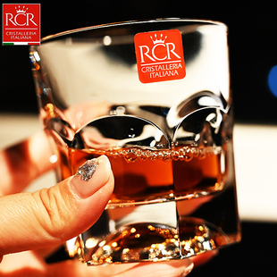 意大利进口RCR水晶玻璃洋酒杯果汁杯啤酒威士忌杯牛奶水杯子套装