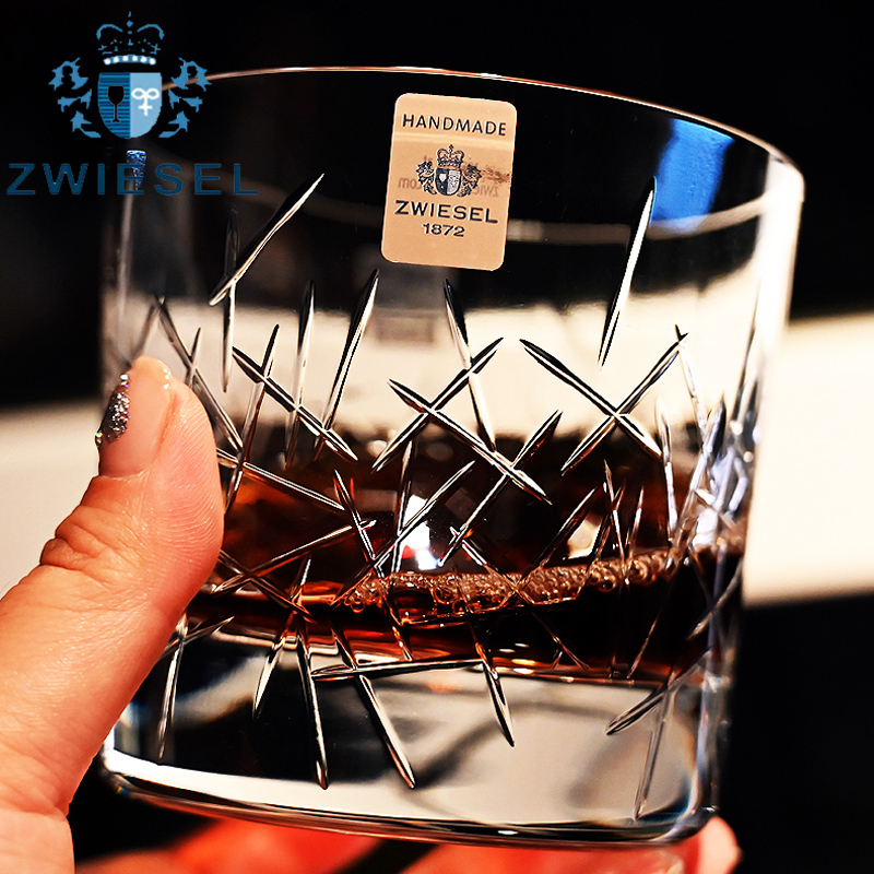 德国进口肖特ZWIESEL/1872水晶玻璃手工刻花威士忌杯洋酒杯啤酒杯