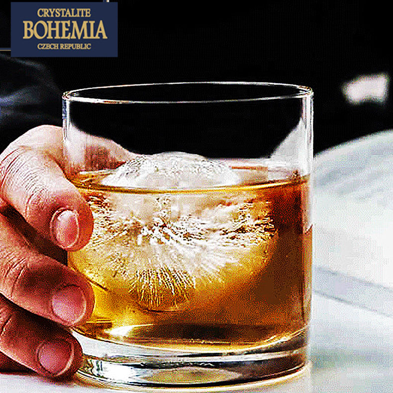 捷克进口BOHEMIA水晶玻璃威士忌杯白酒杯洋酒杯啤酒果汁耐热水杯