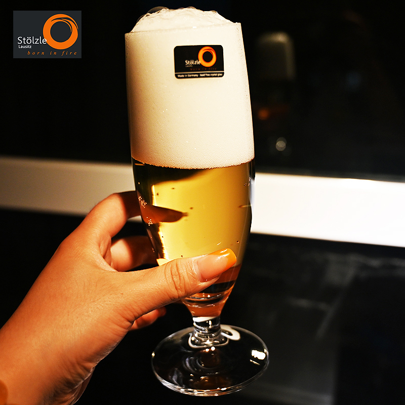 德国进口Stolzle水晶玻璃大容量家用扎啤杯高档大肚精酿啤酒杯子