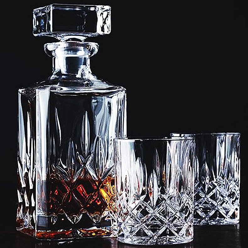 水晶玻璃酒具套装威士忌杯