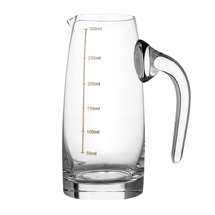 带刻度白酒分酒器红酒醒酒器家用小号公杯水晶玻璃酒壶分酒壶