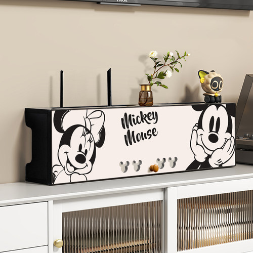 米奇路由器收纳盒子wifi光猫遮丑