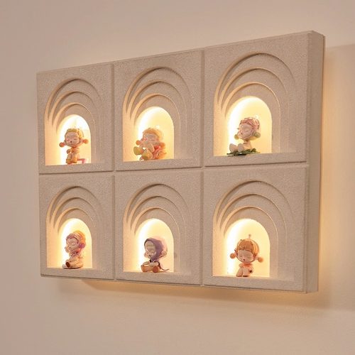 小红书同款labubu手办盲盒展示架