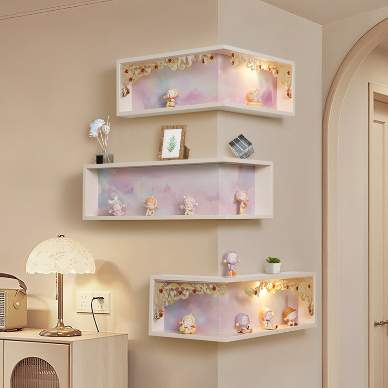 手办收纳盒置物架客厅转角陈列放置架玩具萌粒组合展示架拐角装饰,收纳整理,整理架/置物架/收纳架,淘宝优惠券,粉丝福利购,淘宝优惠卷