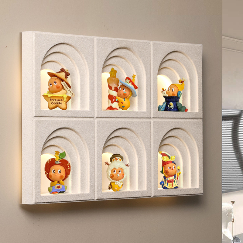 网红星星人盲盒收纳电箱遮挡装饰