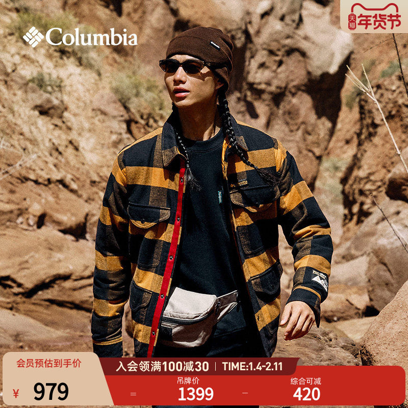 Columbia哥伦比亚户外25秋冬新品男子复古格纹翻领休闲棉服WE4925,户外/登山/野营/旅行用品,保暖棉衣,淘宝优惠券,粉丝福利购,淘宝优惠卷