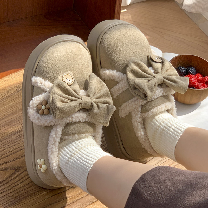 冬季新款小香风学生棉鞋女可外穿棉拖鞋包跟加绒网红百搭厚底防滑,居家布艺,居家棉拖/棉鞋,淘宝优惠券,粉丝福利购,淘宝优惠卷