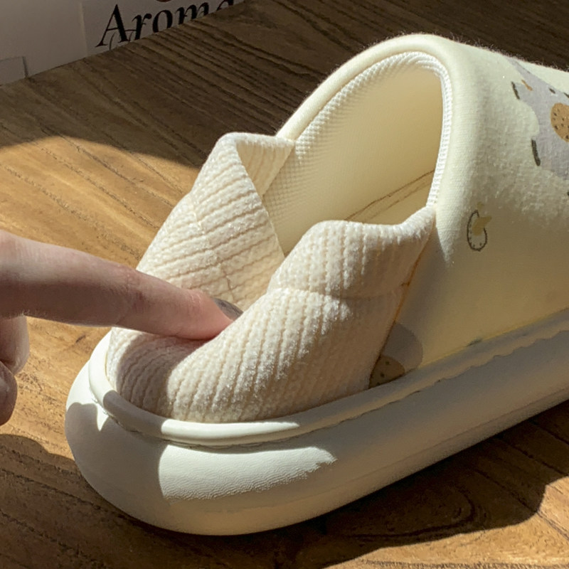 孕妇月子鞋薄款秋冬季舒适棉拖鞋女产后拖鞋包跟防滑外穿软底透气,居家布艺,居家棉拖/棉鞋,淘宝优惠券,粉丝福利购,淘宝优惠卷