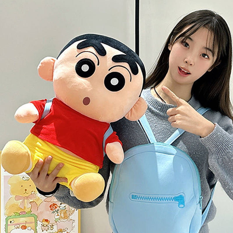 背包蜡笔小新玩偶毛绒玩具